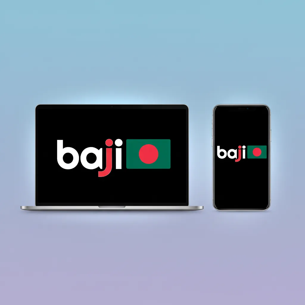 Baji Live website UI, mobile-first for Bangladesh, top nav: Sports, Live, Casino, Live Casino, Esports, Promotions, Results