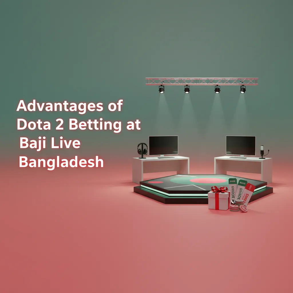 Graphic on Baji Live Dota 2 betting in Bangladesh: promos, bKash/Nagad/Rocket, 24/7 EN/BN chat, fast app, sharp odds
