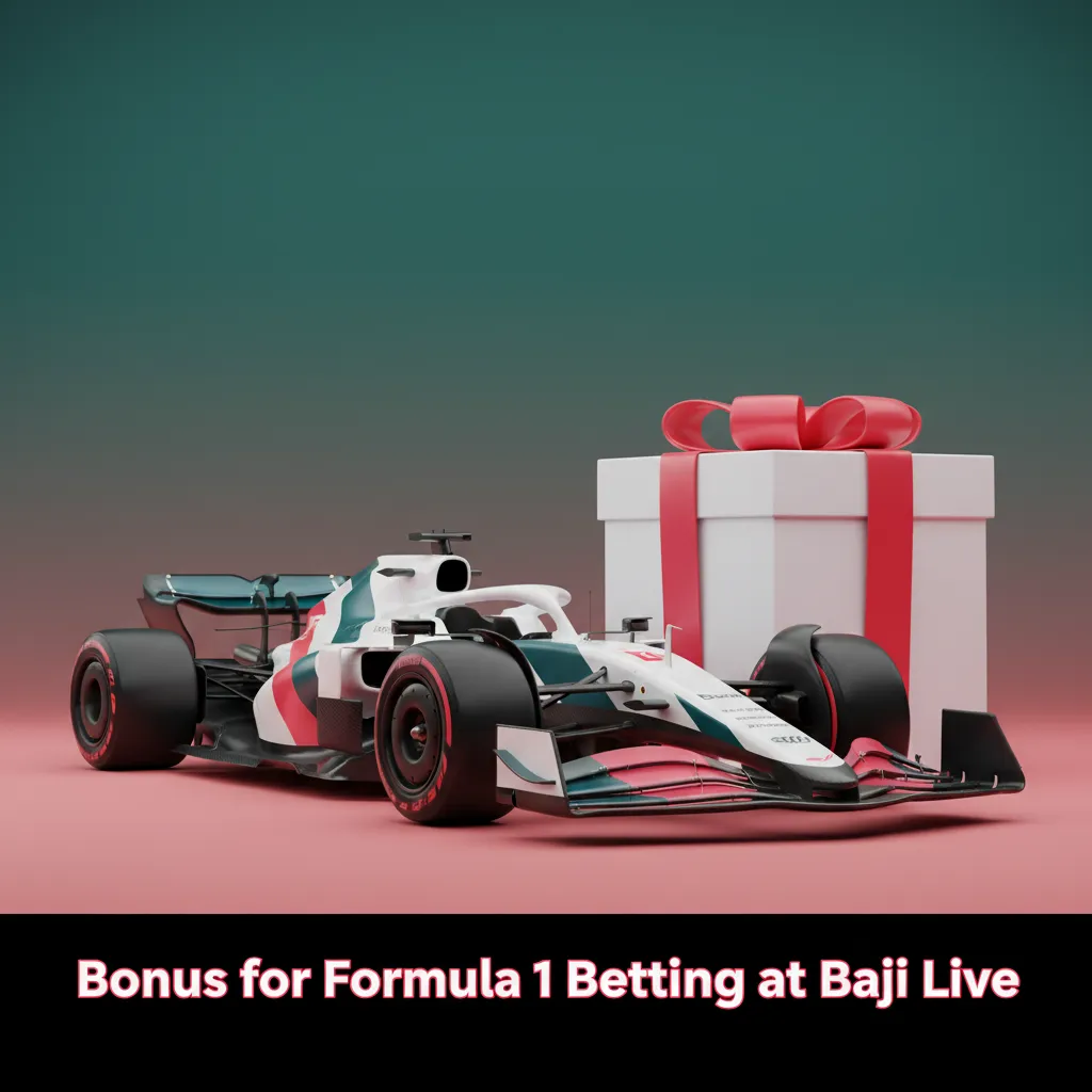 Baji Live promo banner: Formula 1 betting welcome bonus for new Bangladesh users. Matched first deposit. T&Cs apply.