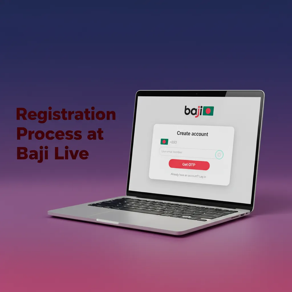 Baji Live registration: Sign Up, choose email/phone/social, set BDT, verify code, deposit via bKash, Nagad, Rocket, Upay