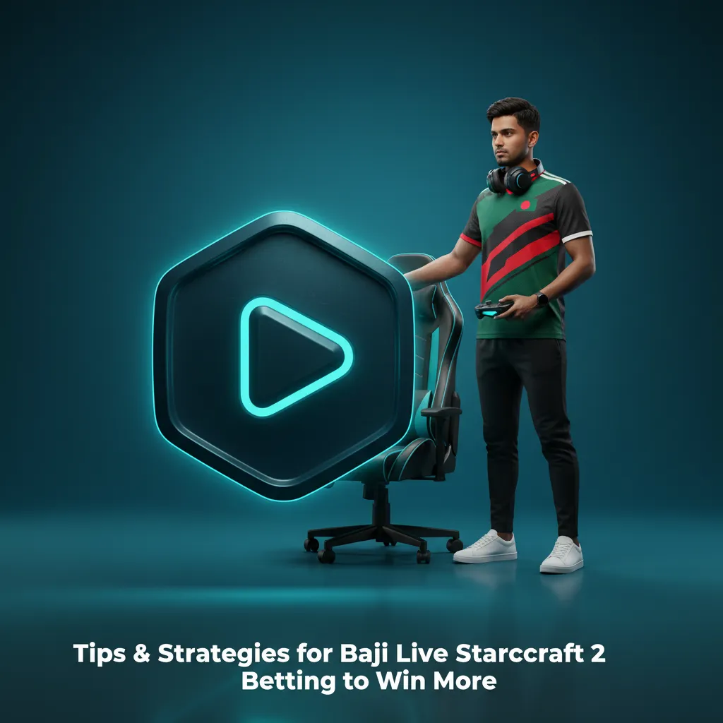 Baji Live StarCraft 2 betting tips infographic: bankroll, odds shopping, maps, matchup and series analysis